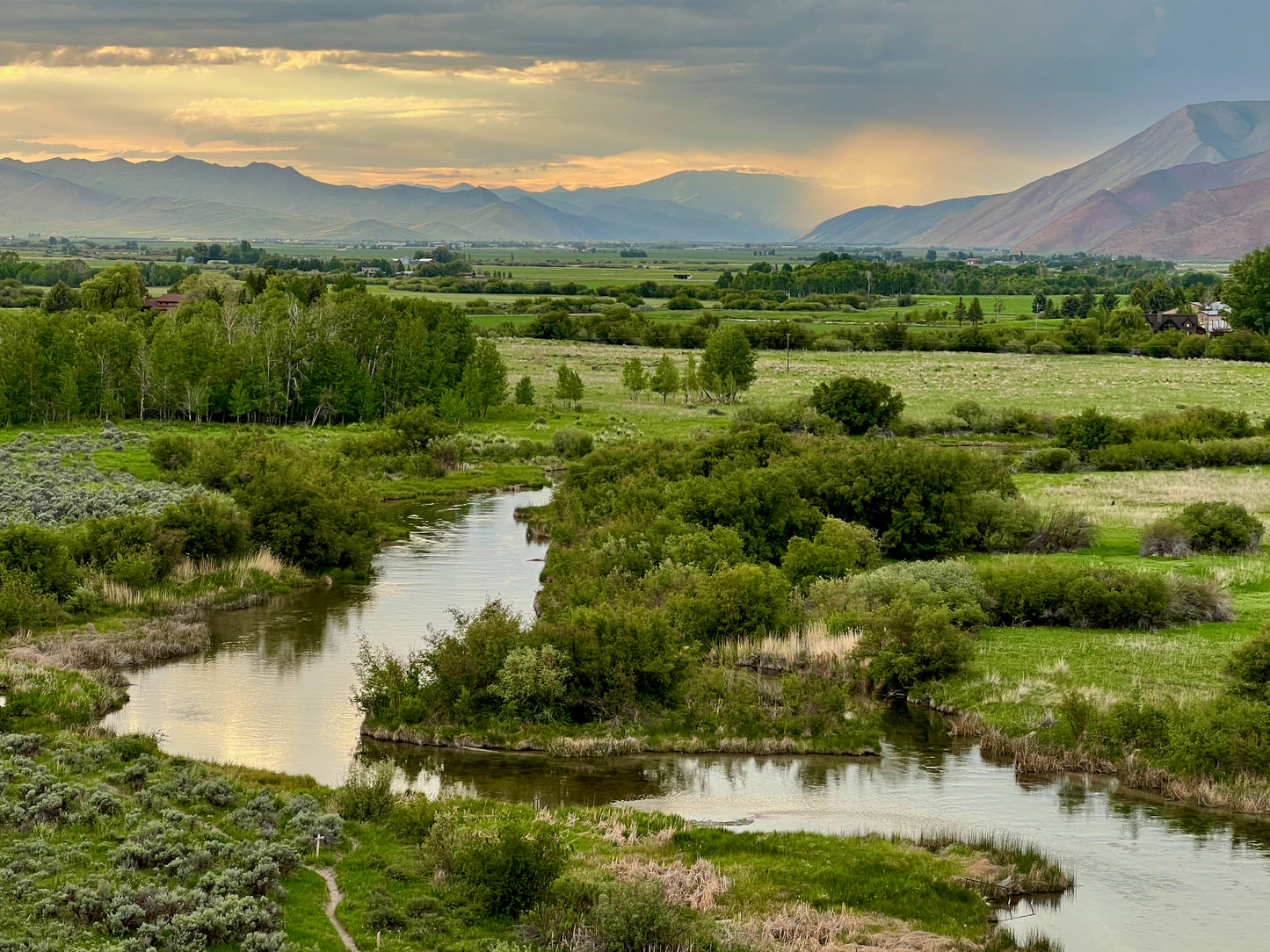 Silver Creek at dusk