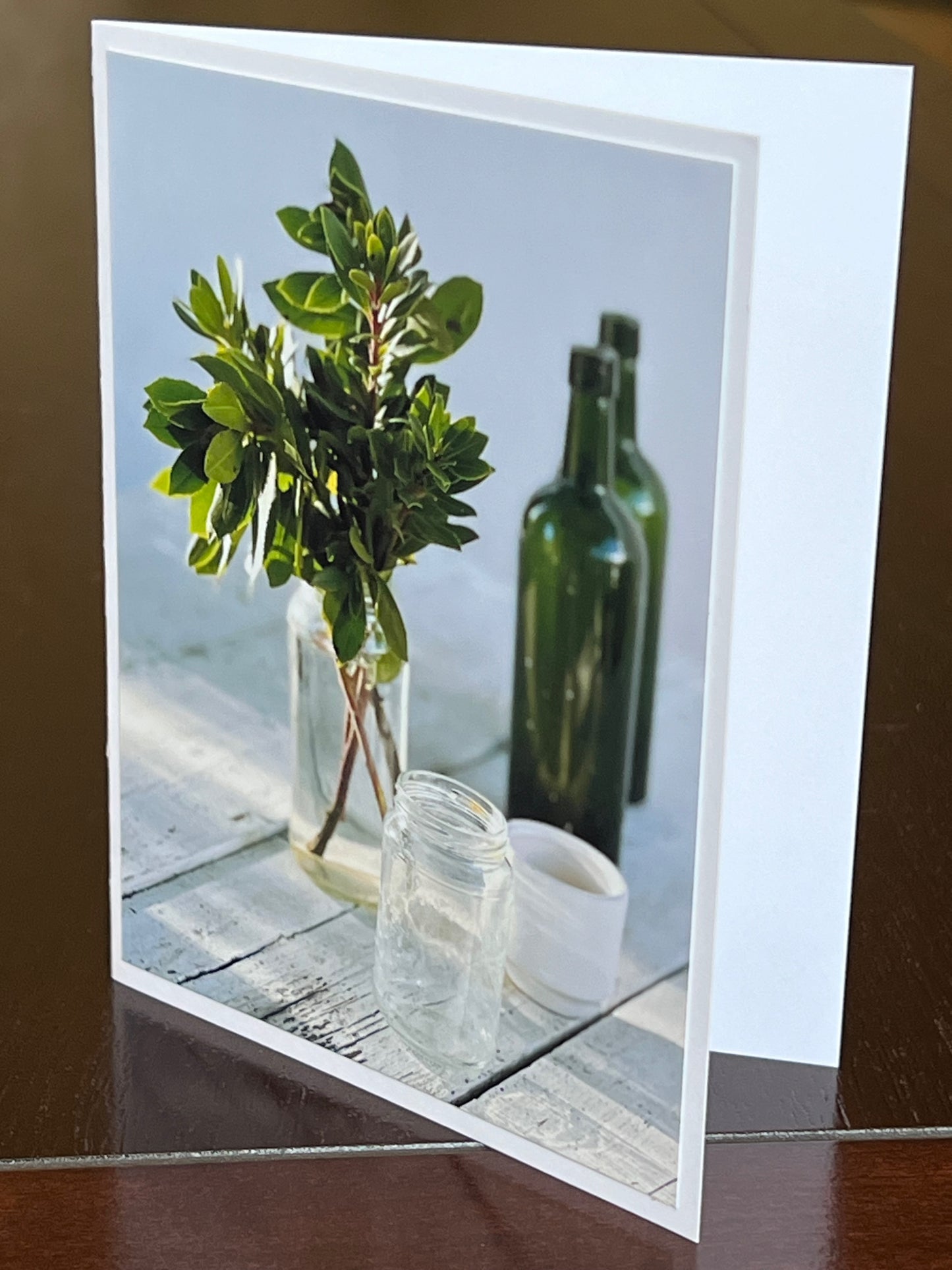 Table in muted light