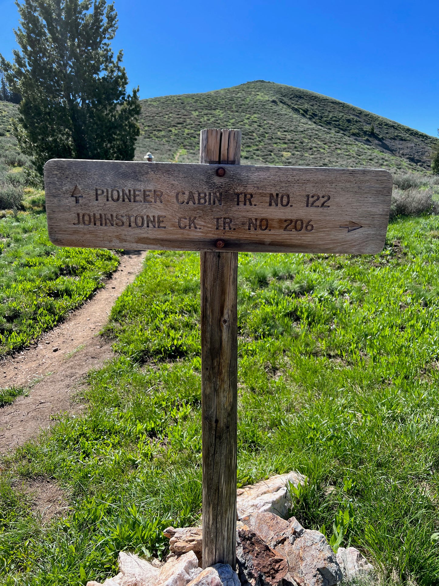 On the way to Pioneer Cabin