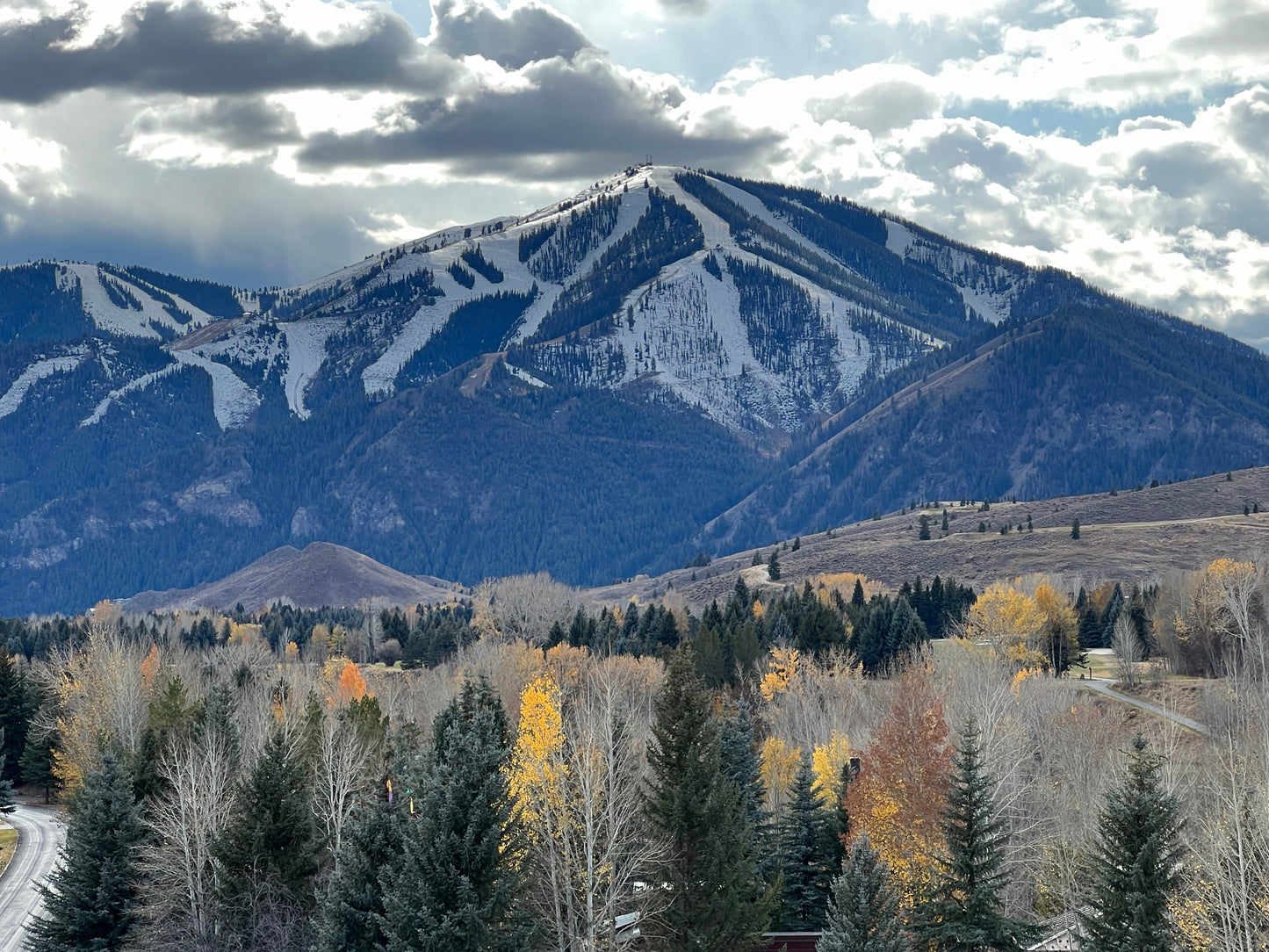 First snow on baldy