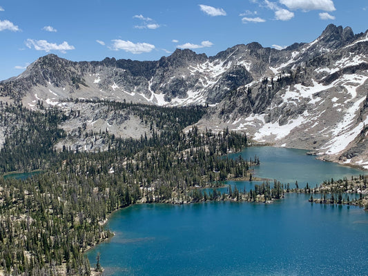 Twin Lakes from Snowy Pass