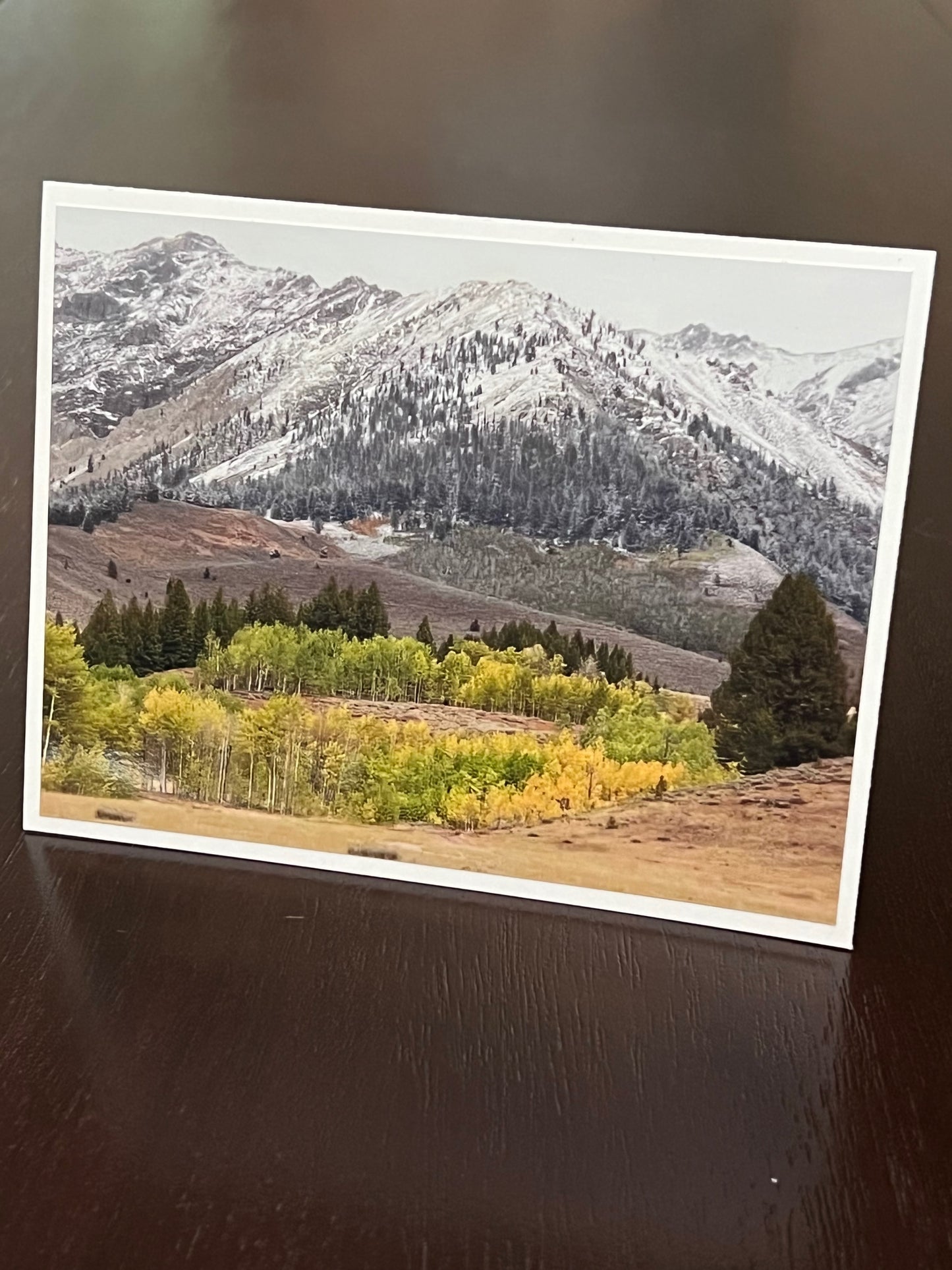 FIrst snow on Boulder Mtns