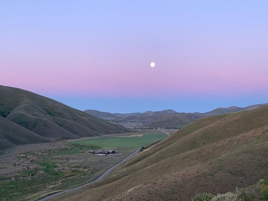 Croy moonset