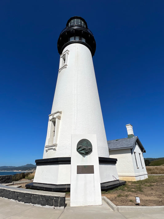 Light house blue sky