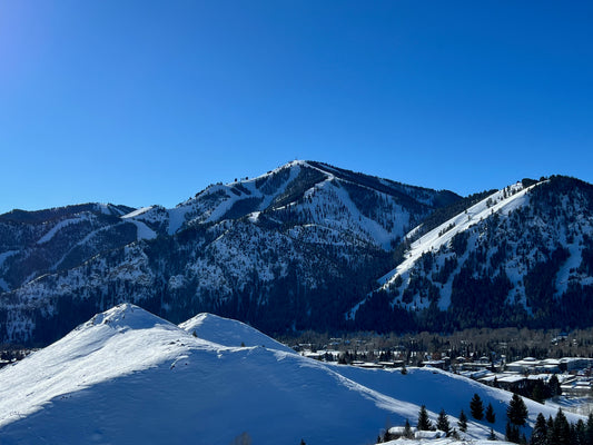 Bluebird day on Baldy